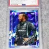 2021 Lewis Hamilton #40 Topps Chrome F1 Sapphire Edition PSA 1 GEM MT - front