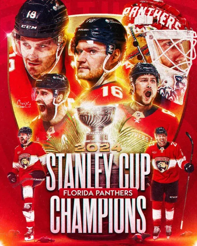 Florida Panthers Stanley Cup Champs 2024