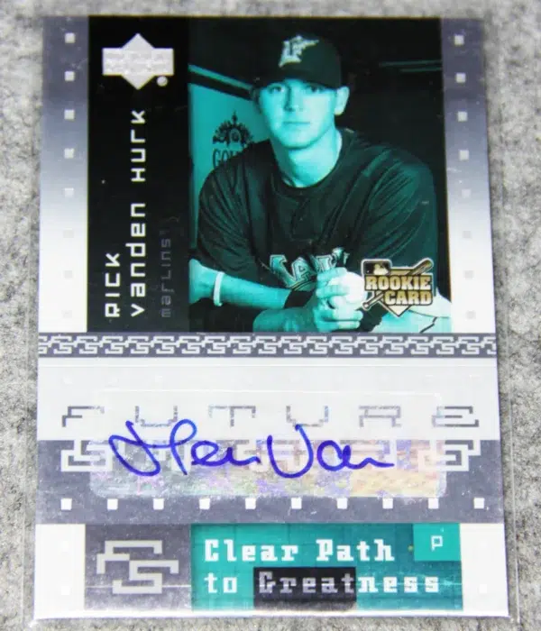 2007 Rick van den Hurk #J09 Upper Deck Future Stars Autograph RC - front
