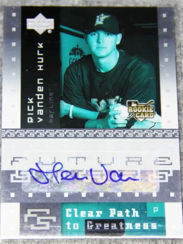 2007 Rick van den Hurk #J09 Upper Deck Future Stars Autograph RC - front