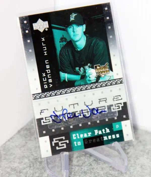 2007 Rick van den Hurk #J09 Upper Deck Future Stars Autograph RC - stand