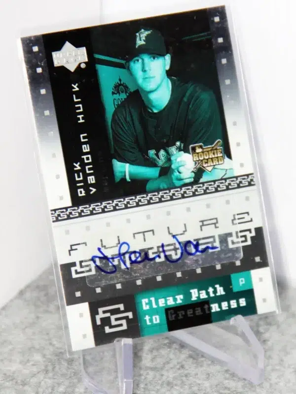 2007 Rick van den Hurk #J09 Upper Deck Future Stars Autograph RC - stand