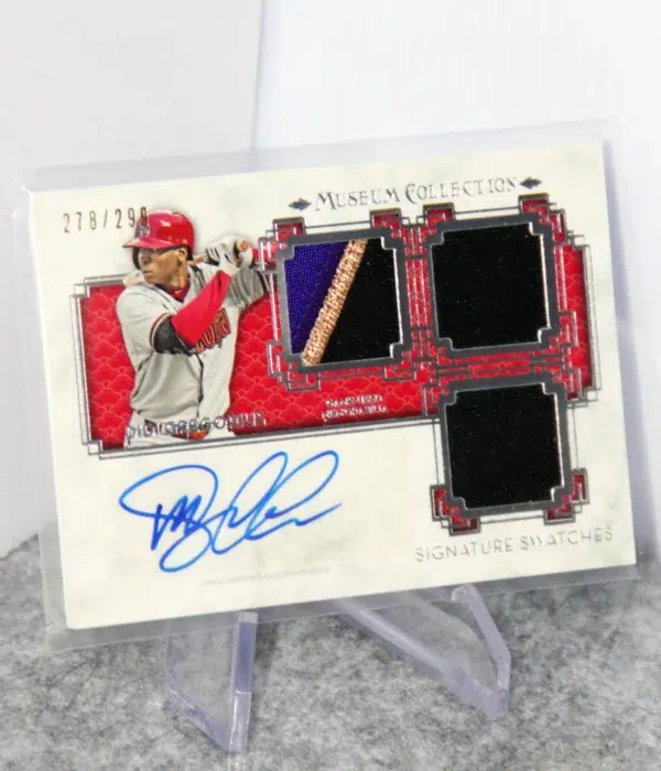 2014 Didi Gregorius #SST-DG Topps Museum Collection Signature Swatches Autograph SN#278 - stand