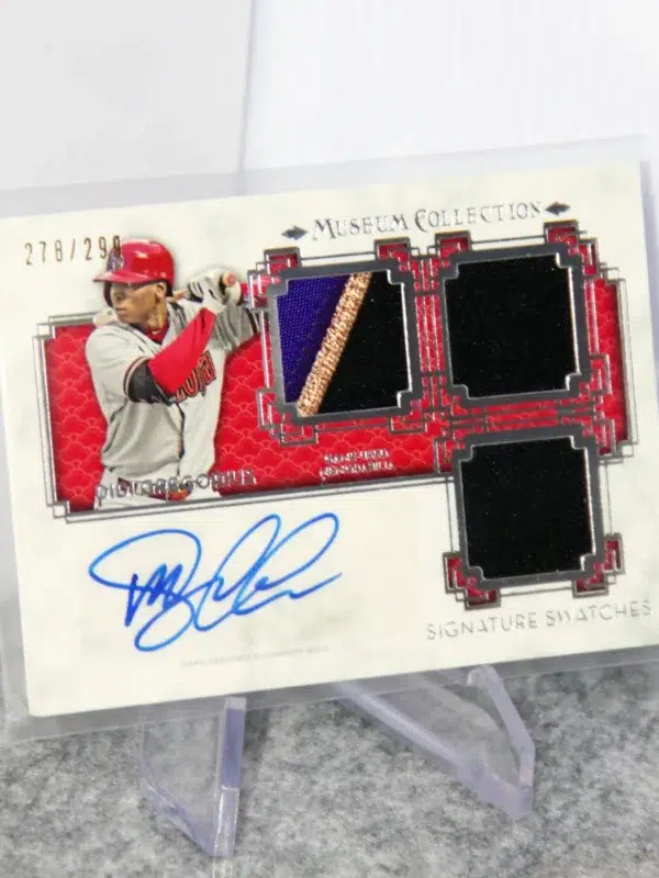 2014 Didi Gregorius #SST-DG Topps Museum Collection Signature Swatches Autograph SN#278 - stand