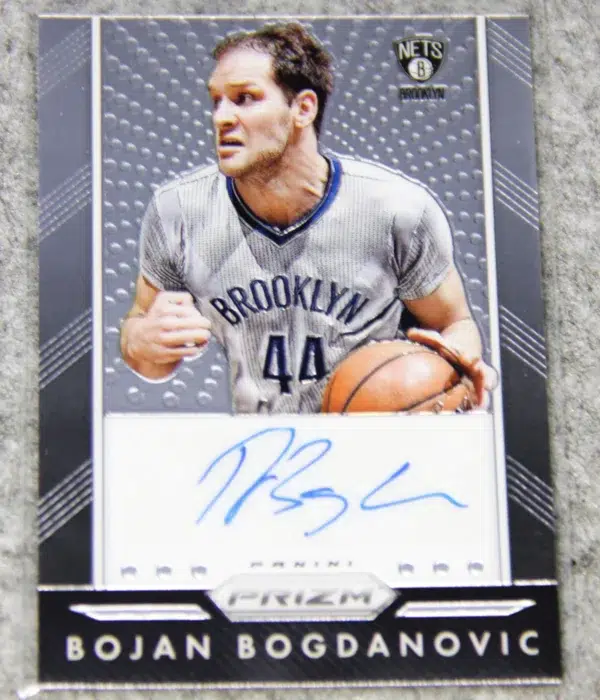2015-16 Bojan Bogdanovic #P-BBD Panini Prizm Autograph - front