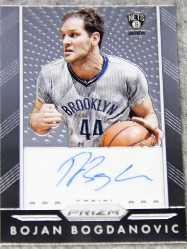 2015-16 Bojan Bogdanovic #P-BBD Panini Prizm Autograph - front