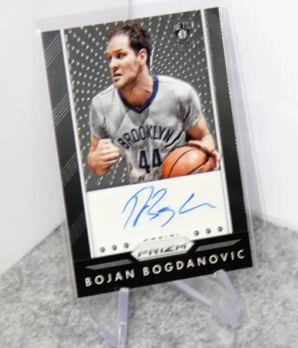 2015-16 Bojan Bogdanovic #P-BBD Panini Prizm Autograph - stand