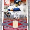 2015 Robinson Cano #43 Panini Elite Members Only Materials Bat Relic - front
