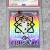 2016-17 Giannis Antetokounmpo #14 Panini Excalibur Crusade Holo Prizm PSA 10 GEM MT - front
