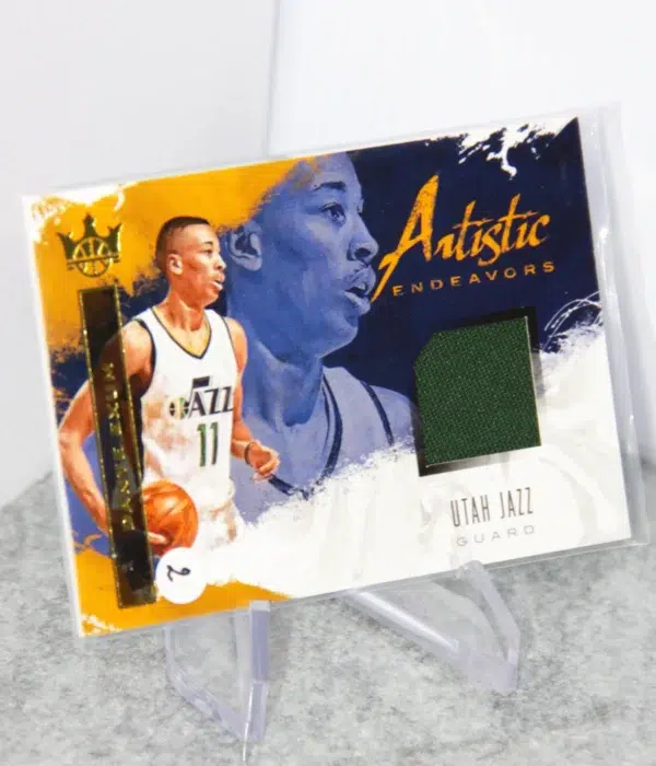 2017-18 Dante Exum #AE-DE Panini Court Kings Artistic Endeavors SN#77 - stand