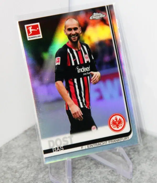 2019-20 Bas Dost #42 Topps Chrome Bundesliga Refractor - stand
