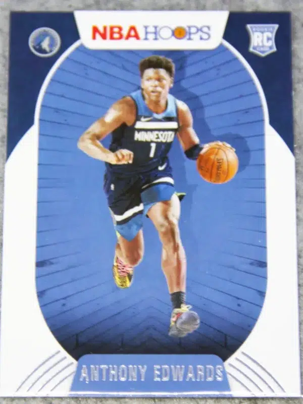 2020-21 Anthony Edwards #216 Panini NBA Hoops RC - front