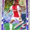 2020-21 Ryan Gravenberch #98 Topps Chrome UEFA Champions League Purple Mini-Diamond Refractor RC SN#165 - front