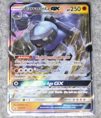 2020 Carracosta GX SM239 Pokemon Sun & Moon Black Star Promo Holo - front