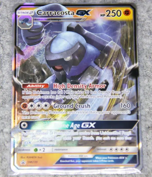 2020 Carracosta GX SM239 Pokemon Sun & Moon Black Star Promo Holo - front