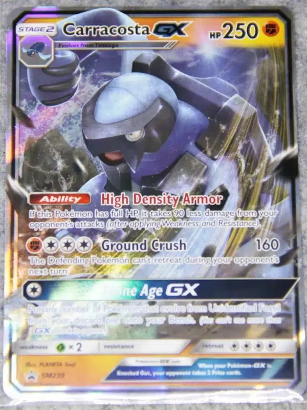 2020 Carracosta GX SM239 Pokemon Sun & Moon Black Star Promo Holo - front