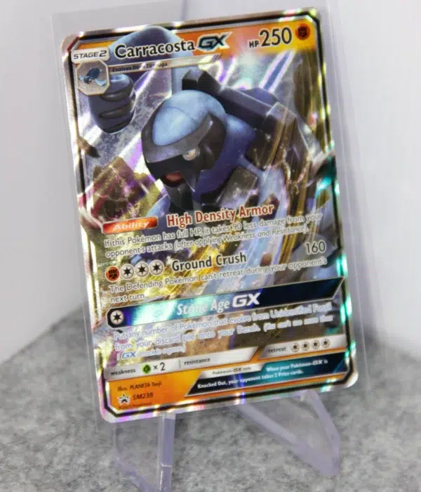 2020 Carracosta GX SM239 Pokemon Sun & Moon Black Star Promo Holo - stand