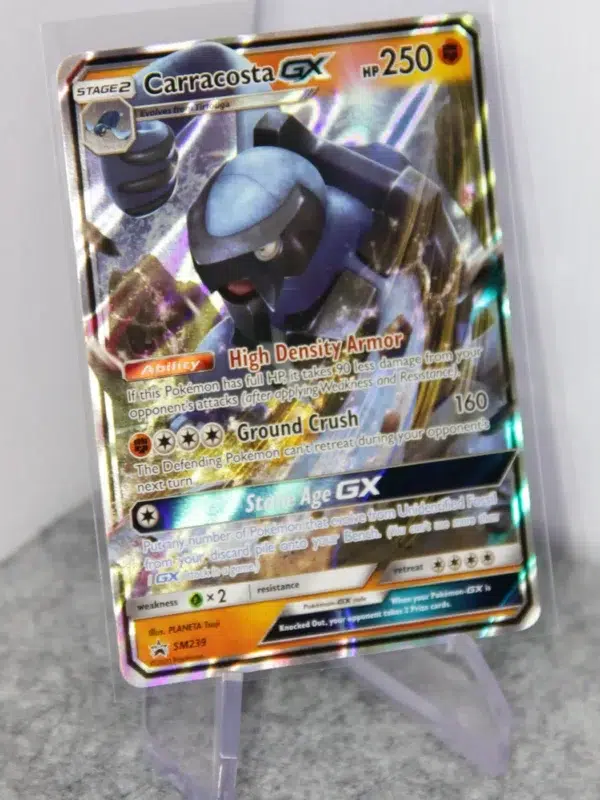 2020 Carracosta GX SM239 Pokemon Sun & Moon Black Star Promo Holo - stand