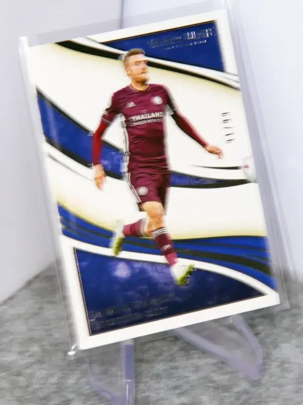 2020 Jamie Vardy #144 Panini Immaculate Collection SN#91 - stand