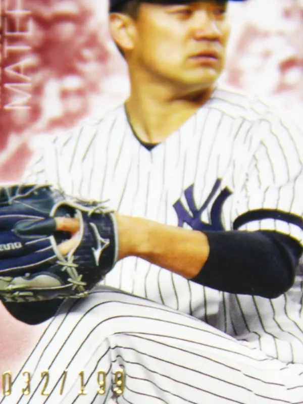 2020 Masahiro Tanaka #MLM-MTA Topps Series 2 Major League Material Patch SN#32 - detail