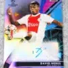 2021-22 David Neres #BA-DN Topps Finest UEFA Champions League Autograph - front