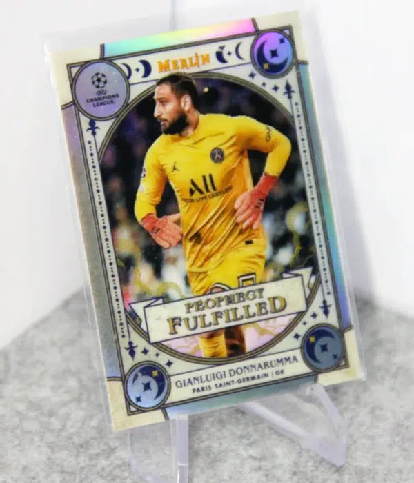 2021-22 Gianluigi Donnarumma #PF-1 Topps Merlin UEFA Champions League Prohegy Fulfilled - stand
