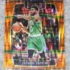 2021-22 Jayson Tatum #77 Panini Select Concourse Orange Flash Prizm - front