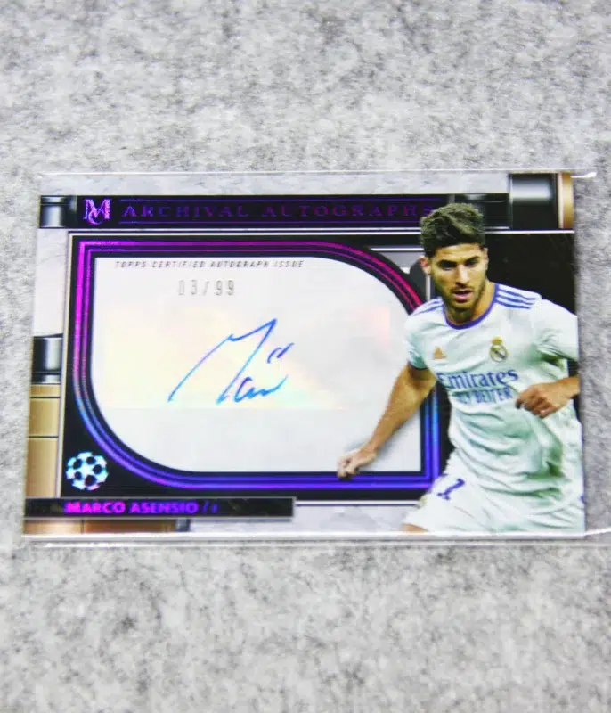 【正規品直輸入】 2021-22 Marco Asensio #AA-AS Topps UEFA CL Museum Collection シングルカード