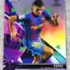 2021-22 Pedri #35 Topps Finest UEFA Champions League Refractor - front