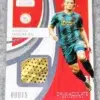 2021 Kasper Dolberg #BM-KD Panini Immaculate Boots Game Used Soccer Shoe Swatch SN#43 - front