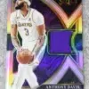 2022-23 Anthony Davis #SS-AD Panini Select Selective Swatches Silver Prizm - front