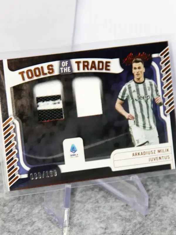 2022-23 Arkadiusz Milik #AT-AMI Panini Chronicles Absolute Soccer Tools of the Trade SN#69 - stand