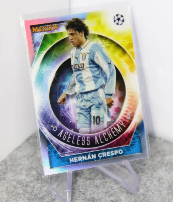 2022-23 Hernan Crespo #AA-19 Topps Merlin UEFA Champions League Ageless Alchemy - stand