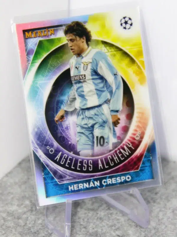 2022-23 Hernan Crespo #AA-19 Topps Merlin UEFA Champions League Ageless Alchemy - stand