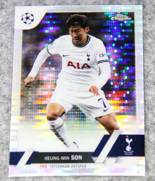 2022-23 Heung-Min Son #199 Topps Chrome UEFA Champions League Pulsar Refractor - front