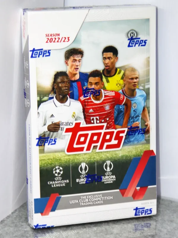 2022-23 Topps UEFA Club Competitions Hobby Box - Sealed - stand