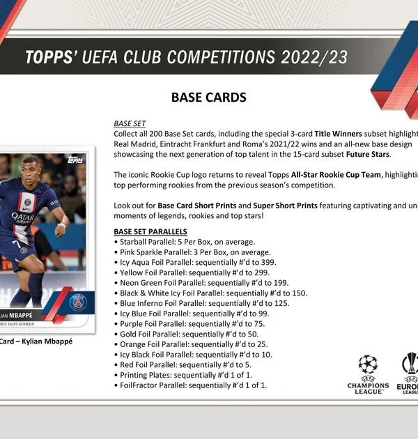 2022-23 Topps UEFA Club Competitions Hobby Box - Sealed - supplier4