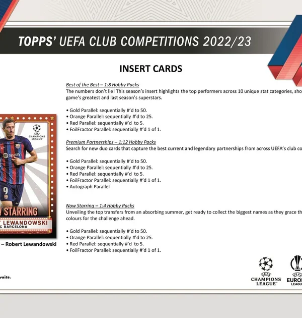 2022-23 Topps UEFA Club Competitions Hobby Box - Sealed - supplier6