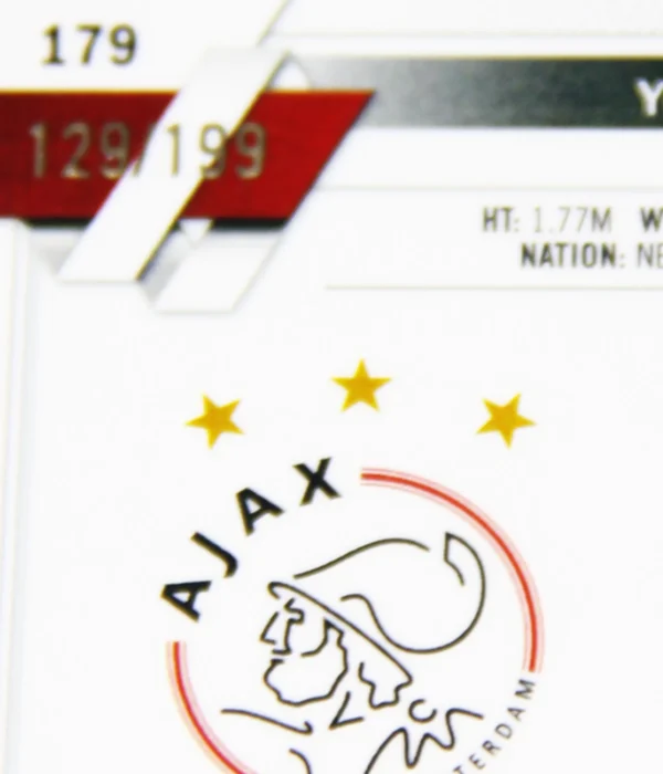 2022-23 Youri Regeer #179 Topps Chrome UEFA Champions League Aqua Wave Refractor SN#129 - detail