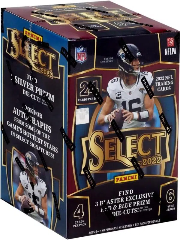 2022 Panini Select Football NFL Blaster Box - Sealed - supplier