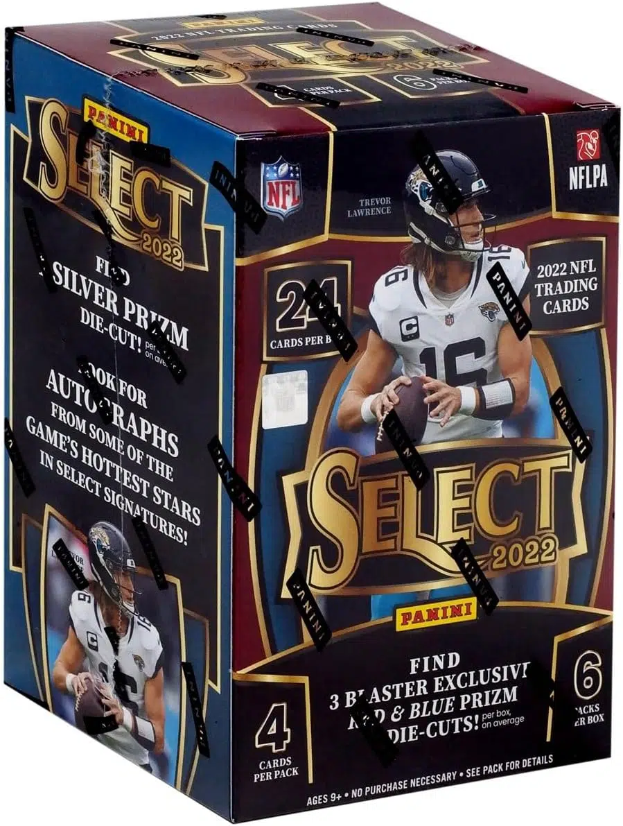 2022 Panini Select Football NFL Blaster Box - Sealed - supplier