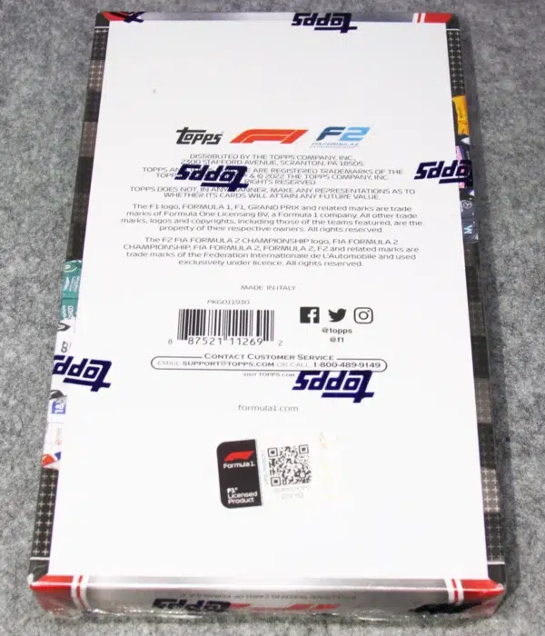 2022 Topps Chrome Formula 1 Racing F1 Hobby Lite - Sealed - back