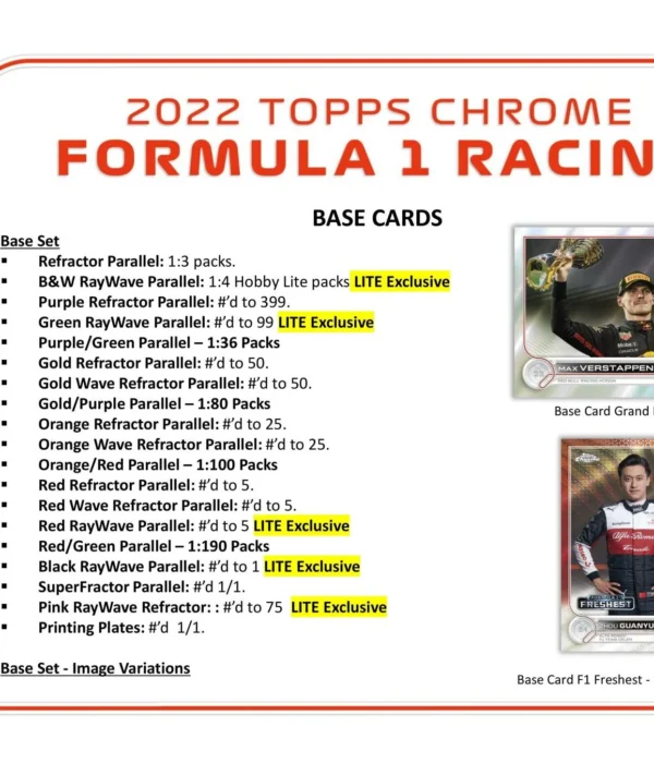 2022 Topps Chrome Formula 1 Racing F1 Hobby Lite - Sealed -supplier4