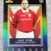 2023-24 Jaap Stam #JS Topps Deco UEFA Champions League Legends Green Refractor SN82 - front
