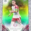 2023-24 Joshua Kimmich #72 Topps Chrome UEFA Champions League Neon Green Refractor SN30 - front