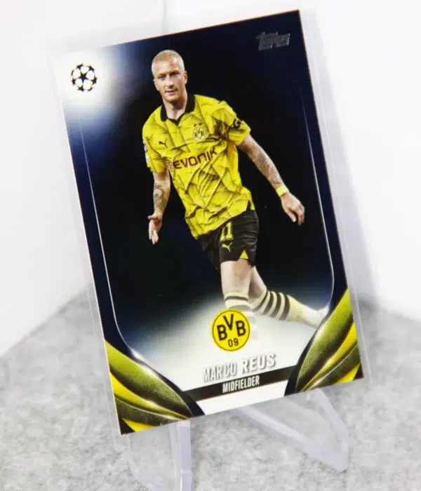 2023-24 Marco Reus #173 Topps UEFA Club Competitions Navy Blue Refractor SN#146 - stand