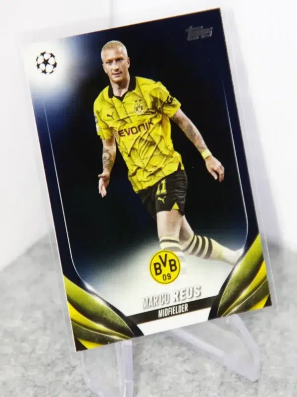 2023-24 Marco Reus #173 Topps UEFA Club Competitions Navy Blue Refractor SN#146 - stand