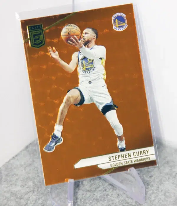 2023-24 Stephen Curry #132 Panini Donruss Elite Orange Parallel - stand