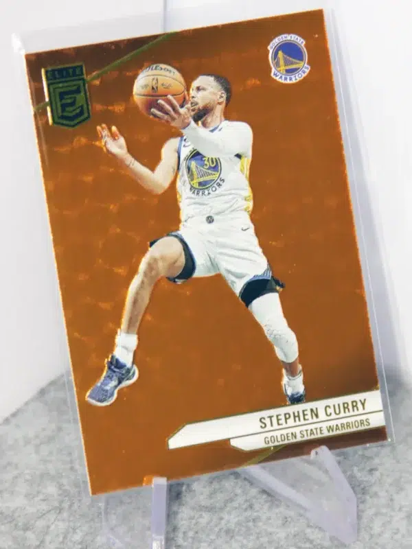 2023-24 Stephen Curry #132 Panini Donruss Elite Orange Parallel - stand