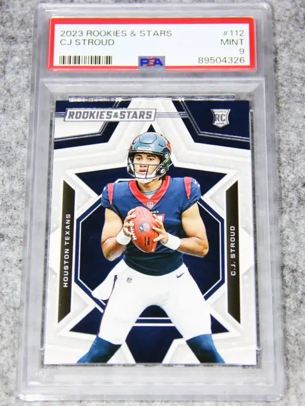 2023 CJ Stroud #112 Panini Rookies And Stars PSA 9 MINT - front